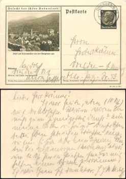 Besucht das schöne Schlesien! Waldenburger Gebirge Ganzsache 6 Pfennig Ebert *um 1930Lernt das Saarbebiet kennen! Saarbrücken Ludwigskirche Ganzsache 6 Pfennig Ebert *um 1930Besucht das schöne Badenerland! Badenweiler Ganzsache 6 Pfennig Hindenburg o Dres