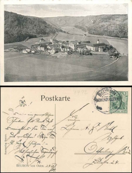 88631 Beuron von Osten, o 24.9.1915