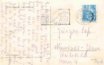 Biesnitz bei Görlitz Landeskrone o 1954