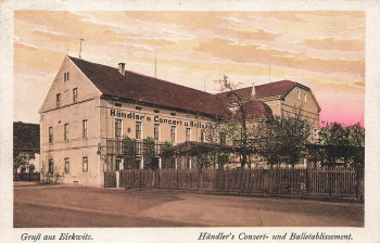 01796 Birkwitz Pirna Haendlers Conzert und Balletablissement o 1928