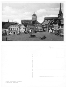 97653 Bischofsheim Rhoen Marktplatz *ca. 1930