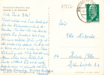 01877 Bischofswerda Südstrasse  o 1974