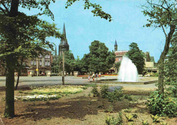 Bitterfeld HO Hotel Central Walther Rathenau Strasse o 1974