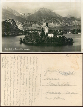 Bled Otok in Begunscica, gebr. ca.1930