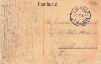 Hilbersdorf Sachsen Schule Staatsgut Kirche o 1915