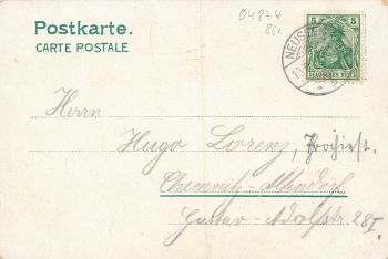 04874 Bockwitz Belgern-Schildau Gasthof Litho o 1900