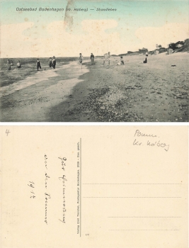 Bodenhagen Ostseebad Pommern Strandleben Bagicz * 1914