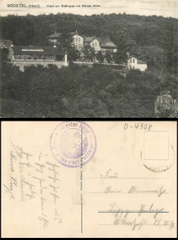 06502 Bodetal Hotel zur Rosstrappe o ca. 1920