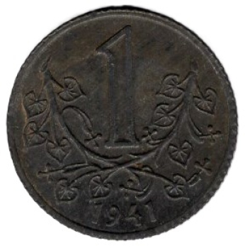 Böhmen und Mähren 1 Krone 1941 Protektorat