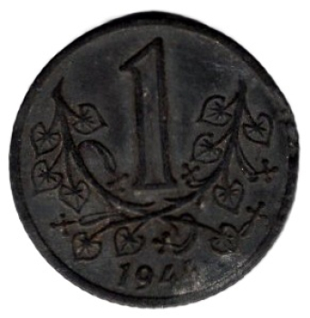 Böhmen und Mähren 1 Krone 1944 Protektorat
