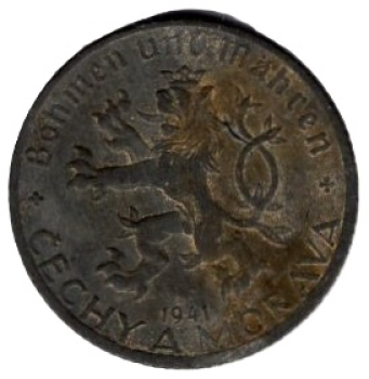Böhmen und Mähren 50 Heller 1941 Protektorat