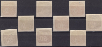 Böhmen und Mähren Michel 117-125 ** postfrisch Zeitungsmarken