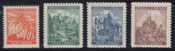 Böhmen und Mähren Michel 338-41 ** postfrisch 