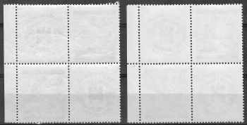 Böhmen und Mähren Michel 62-63 ** postfrisch Rotes Kreuz 1941 Viererblock