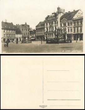 Česká Lípa  Böhmisch Leipa Marktplatz * ca. 1930