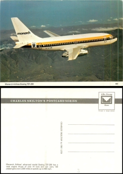 Boeing 737-200 Monarch Airlines  Düsenflugzeug