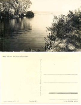 17248 Boek Mueritz Einfahrt zum Bolterkanal *1962 Hanich0291