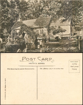Isle of Wight Bonchurch Old Church *ca.1920