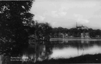 Borna in Sachsen Teich o 1936