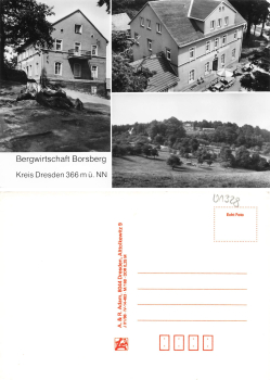 Borsberg bei Pillnitz Dresden Bergwirtschaft * um 1988