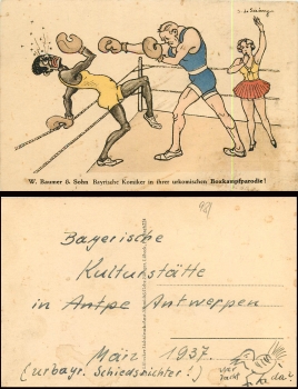 Boxing match parody * approx. 1935