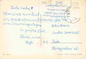 Breitenbrunn Erzgebirge Mehrbildkarte o 1968