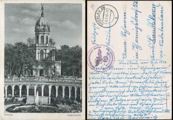Breslau 2nd disposal company fuel command VIII Feldpost 2nd WW o 8.6.1942