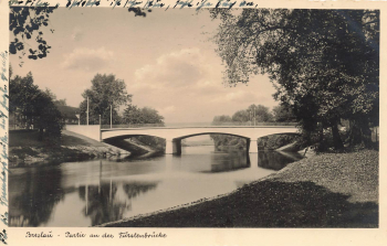 Breslau Fürstenbrücke Schlesien Wrocław o 1939
