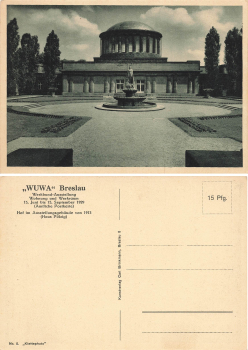 Breslau Silesia WUWA Werkbund Exhibition Wroclaw * 1929