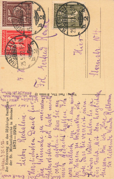 Breslau 50 Years of St. Michael's Church Silesia Wrocław o 1922