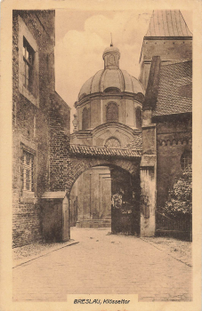 Breslau Klösseltor Schlesien Wrocław o 1919