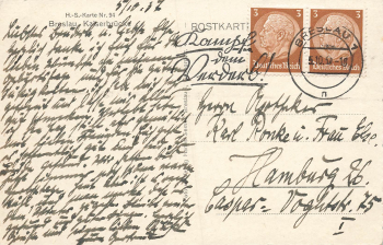 Breslau Kaiserbrücke Schlesien Wrocław o 1937