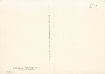 Breslau Universität Schlesien Wrocław * um 1940