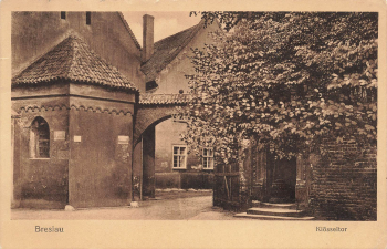 Breslau das Klosseltor Schlesien Wrocław o 1925