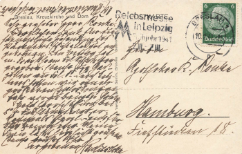 Breslau Kreuzkirche und Dom Schlesien Wrocław o 1941