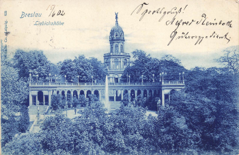 Breslau Liebichshöhe Schlesien Wrocław o 1902