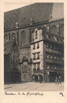 Breslau an der Elisabethkirche Schlesien Wrocław * um 1930