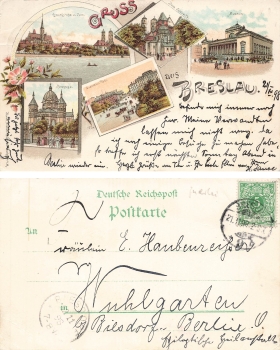 Wroclaw Silesia Litho Synagogue  o 1898