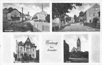 01900 Bretnig Lausitz Multi-image postcard o 1958
