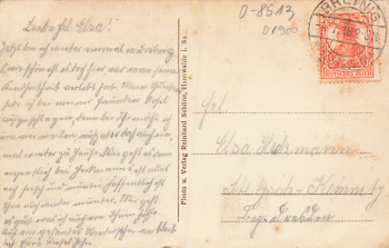 01900 Bretnig Sachsen o 1918