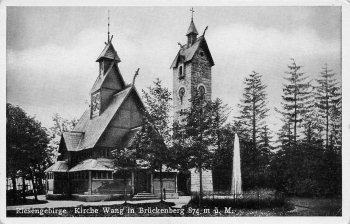 Brueckenberg Riesengebirge Kirche Wang Schlesien Bierutowice * um 1930