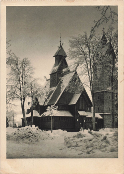 Brueckenberg Riesengebirge Church Wang Bierutowice o 1940