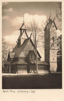 Brueckenberg Riesengebirge Kirche Wang Schlesien Bierutowice * um 1930