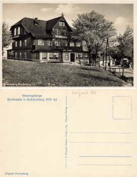 Brückenberg Riesengebirge Schlesien Brodt Baude Bierutowice * 1936