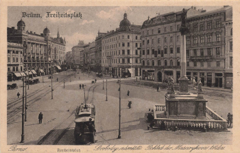 Brno Freedom Square Sudetenland Moravia Brno * around 1920