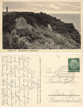Bruesterort lighthouse East Prussia Samland o 18.6.1941