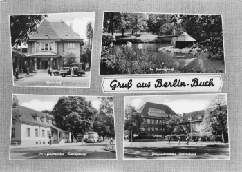 Buch Berlin Mehrbildkarte Gaststätte Schlosskrug * 1965
