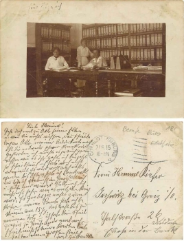 Accounting Office Echtfoto Berlin o 21.8.1916