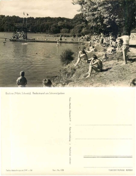 15377 Buckow Schermuetzelsee Badestrand *1959