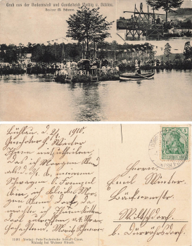 Buehlau und Weißig Dresden Badeanstalt o 1910